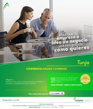 CONFERENCIA IMAGINA Y EMPRENDE TUNJA