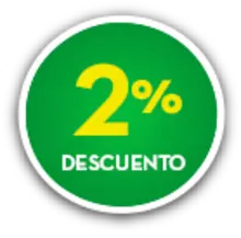 2% DE DCTO.