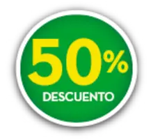 50% DE DCTO.