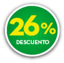 26% de descuento