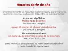 Horarios