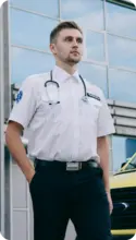 Llegada del equipo m&eacute;dico