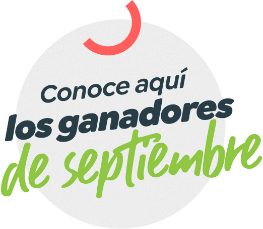 Conoce aquí a los ganadores de septiembre